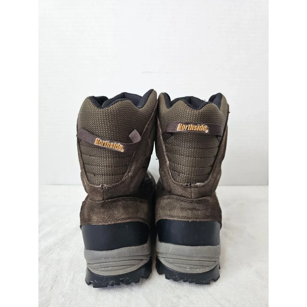 🖤NORTHSIDE BROWN SUEDE THINSULATE 600GRAM WATERPROOF HIKING  WINTER MENS9 BOOTS